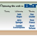 Guests for the Week of May 5