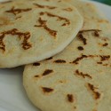 Sid Davis Enjoys Some Pupusa