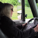 Kristi Drives the Big Rig