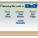 Guests for the Week of August 31